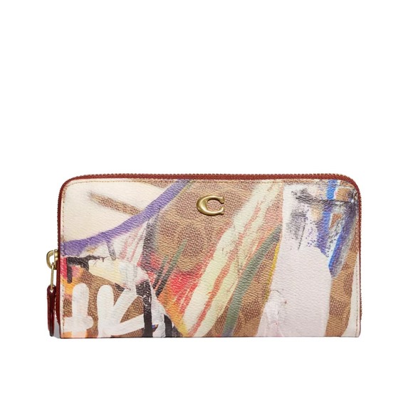 Coach Handbags - COACH  X Mint + Serf Accordion Zip Wallet in Signature Canvas